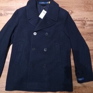 Polo by Ralph Lauren Navy Pea Coat